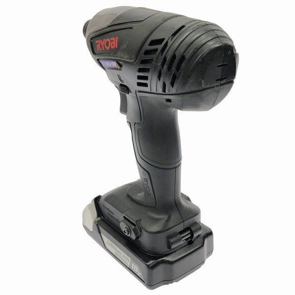 ☆中古品☆RYOBI リョービ 18V 充電式インパクトドライバー BID-1805 バッテリ1個(1.5Ah) 充電器 ケース付 コードレス133210 - 7