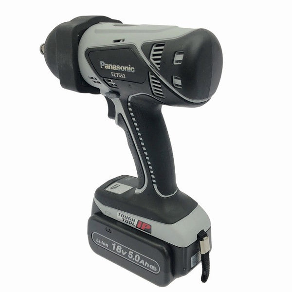 ☆未使用品☆Panasonic パナソニック 18V 充電インパクトレンチ EZ7552LJ2S-H バッテリ(18V5.0Ah)2個 充電器 ケース123505 - 7