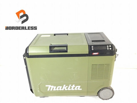 ☆比較的綺麗品☆makita マキタ 40Vmax/18V/100V 充電式保冷温庫 CW004GZO オリーブ 本体 ACアダプター付 クーラーボックス128913