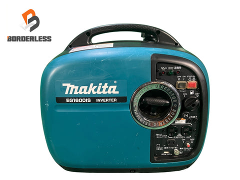 ☆美品☆makita マキタ エンジン発電機 EG1600IS インバーター発電機 防災対策 アウトドア キャンプ ガソリン工具134542