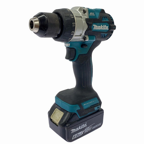 ☆比較的綺麗です☆ makita マキタ 18V 充電式ドライバドリル DF486D ライト ML800 バッテリー2個付き(18V.6.0Ah)付き130560 - 0