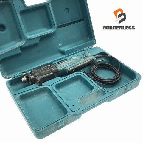 ☆中古品☆makita マキタ 100V 小型レシプロソー JR1000FT ケース付 コード式 電気のこぎり セーバソー セーバーソー 電動ノコギリ - 0