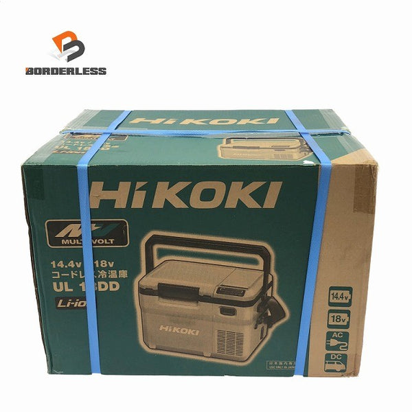 ☆未使用品☆HiKOKI ハイコーキ 14.4V/18V 10.5L コードレス保冷温庫 UL18DD(XMGZ) フォレストグリーン バッテリー1個付136924 - 1
