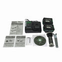 ☆未使用品☆HiKOKI ハイコーキ 36V 125mm コードレスディスクグラインダ G3613DD(2XPZ) バッテリー2個 充電器 ケース付131114 - 10