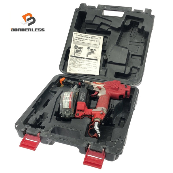 ☆中古品☆ MAX マックス 高圧ターボドライバー HV-R41G2 本体+パーツ+ケース ビス/ ねじ釘打ち/クギ118488 - 1