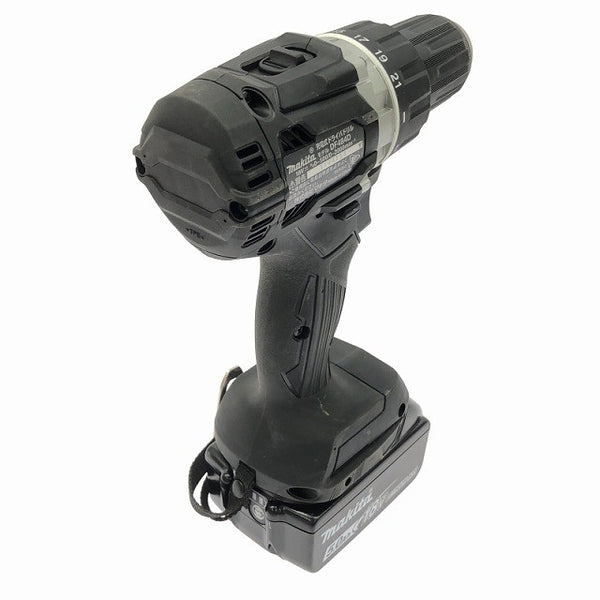 ☆美品☆makita マキタ 18V 充電式ドライバドリル DF484D 黒/ブラック バッテリー(18V 5.0Ah) 残量表示ボタン付き137706 - 4