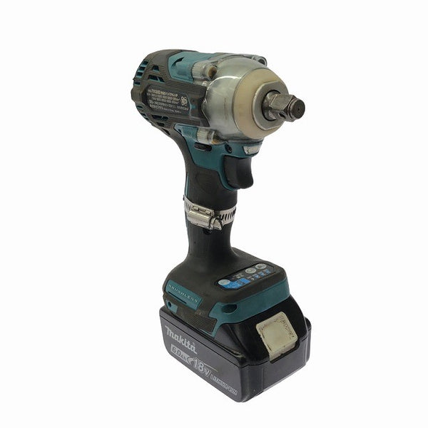 ☆中古品☆makita マキタ 18V 充電式インパクトレンチ TW300DRGX バッテリ2個(6.0Ah) 充電器 QCソケット6個 ケース付 コードレス129036 - 5