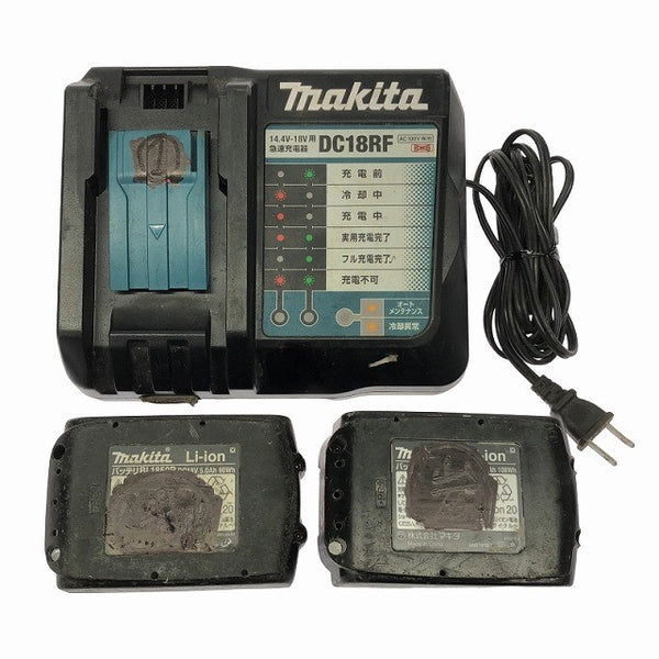 ☆中古品☆makita マキタ 18V 充電式インパクトドライバー TD171D 青/ブルー バッテリ2個(6.0Ah5.0Ah) 充電器 ケース付122930 - 10