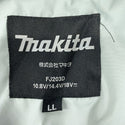 ☆未使用品☆makita マキタ 10.8V/14.4V/18V 充電式ファンジャケット FJ203DZLL サイズLL 本体のみ コードレス 空調作業服 長袖128418 - 7