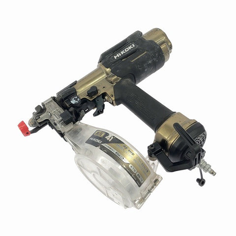 ☆中古品☆HiKOKI ハイコーキ 41mm 高圧 ねじ打機 WF4HS ハイゴールド ケース付 ねじ打ち機 ターボドライバー エアビス打機 - 0