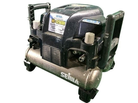 ☆中古品☆SEIWA 精和産業 セイワ ハンディーコンプレッサー HC-1250DX 一般圧2口 エアーツール 塗装 電動 エアコンプレッサー113649 - 0