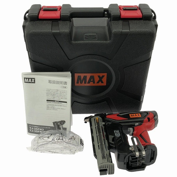☆未使用品☆MAX マックス 型枠用 18V 充電式フィニッシュネイラ TJ-35FN3FW ケース付 コードレス137751 - 3