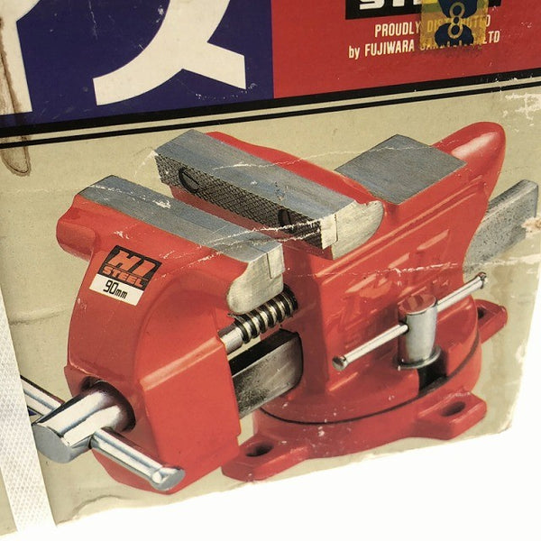 ☆未使用品☆藤原産業 ホームバイス 90mm 万力 まんりき マンリキ 固定具 治具 固定台 作業台 バイス台 固定クランプ128553 - 8
