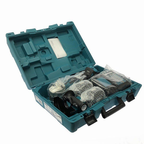 ☆未使用品☆makita マキタ 18V 125mm 充電式ディスクグラインダ GA512DRGX バッテリー2個(18V 6.0Ah) 充電器付き129487 - 2