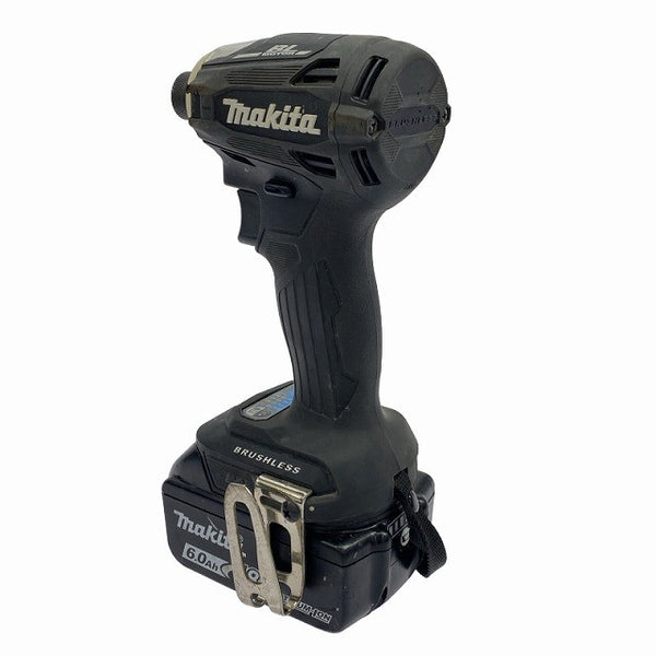 ☆中古品☆ makita マキタ 18V 充電式インパクトドライバ TD172DRGXB バッテリー2個(6.0Ah)充電器+ケース130202 - 7