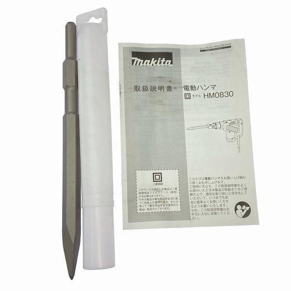 ☆極美品☆makita マキタ 100V 電動ハンマー HM0830 本体+ケース付 六角軸 コンクリートブレーカー ハツリ機 はつり機 斫り機129478 - 10