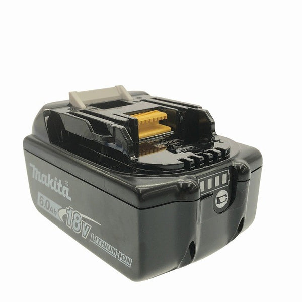 ☆極美品充電回数1回☆makita マキタ 18V 6.0Ah 純正 リチウムイオンバッテリー BL1860B 残量表示付 リチウムイオン電池 蓄電池119049 - 7