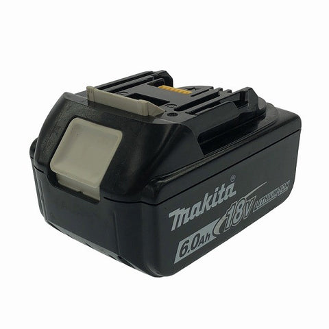 ☆中古美品☆ makita マキタ 18V 6.0Ah 純正リチウムイオンバッテリー BL1860B 急速 残量 蓄電 LITHIUM-ION 雪/飛行機 - 0