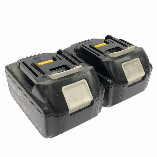 ☆中古品2個※15回と20回☆makita マキタ 18V 6.0Ah 純正 リチウムイオンバッテリー BL1860B 雪マーク 急速充電対応 残量表示付134784 - 3