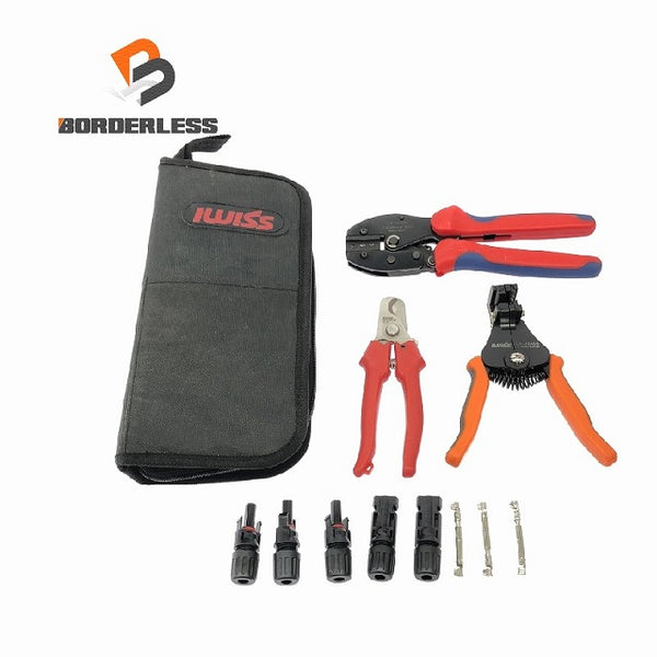 ☆美品セット☆IWISS アイウィス 太陽光/ソーラーパネル MC4コネクタ 専用ペンチ LY-2546B ストリッパー LA-2546B カッター WX-206114666 - 1