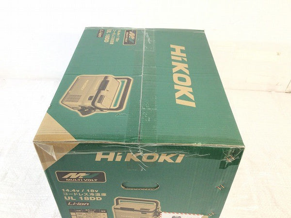 ☆未使用品☆HiKOKI ハイコーキ 14.4V/18V 10.5L コードレス保冷温庫 UL18DD(XMBZ) サンドベージュ バッテリー1個付136925 - 10