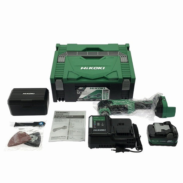 ☆未使用品☆ HiKOKI ハイコーキ 36V コードレスマルチツール CV36DMA(XPZ) バッテリ1個 充電器 ケース付き117488 - 3
