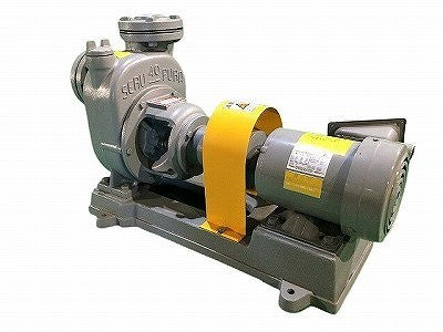 ☆長期保管品☆ TERADA 寺田ポンプ製作所 三相200V セルプラポンプ O-3G 自吸式 全揚程10.5m 口径40m 給水 排水116737 - 4