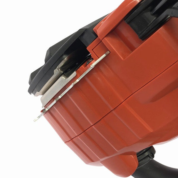 ☆極美品☆makita マキタ 40Vmax 充電式チェンソー MUC027GZR 赤 ガイドバー350mm 刃+チェーンカバー付き 切断機135001 - 6