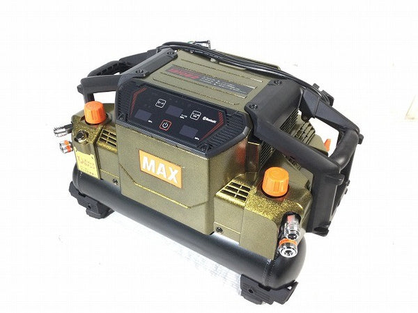 ☆未使用品限定カラー☆MAX マックス 100V 11L 高圧4口エアコンプレッサー AK-HH1310E2/ZT92321 アンバーオリーブ128683 - 3