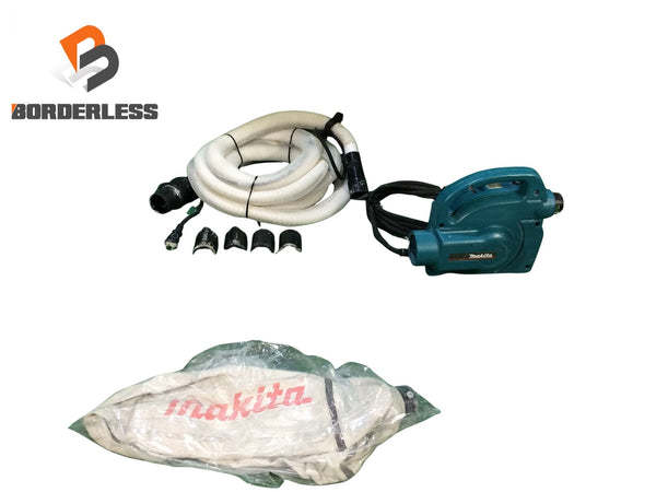 ☆中古品☆makita マキタ 小型集じん機 450 100Ｖ 520W 集じん袋付 連動式 ホース付 集塵機 掃除機 クリーナー136490 - 1