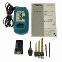 ☆比較的綺麗☆makita マキタ 7.2V 充電式ペンインパクトドライバー TD021D 青/ブルー バッテリ1個 充電器 ケース付 コードレス132534 - 9