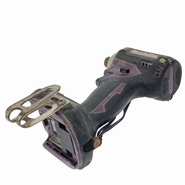 ☆中古品☆makita マキタ 18V 充電式インパクトドライバー TD171D パープル/紫 コードレス 締付け 電動工具131358 - 5