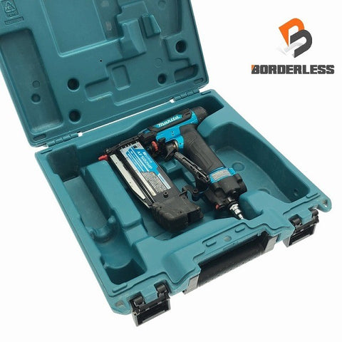☆中古品☆makita マキタ 50mm 高圧 ピンタッカー AF502HPM 青 ケース付 ピンネイラ エアピン釘打機 エアピン釘打ち機 エア工具115516 - 0