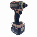 ☆比較的綺麗☆ makita マキタ 14.4V 充電式インパクトドライバ TD138D ピンク バッテリ2個(3.0Ah) 充電器付131782 - 3