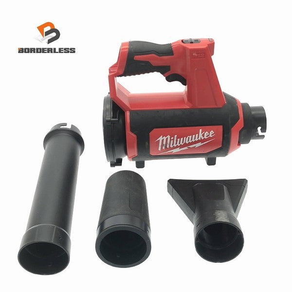 ☆中古品☆Milwaukee ミルウォーキー ブロワー M12BBL 本体のみ ノズル付き 送風機 ブロア117075 - 1