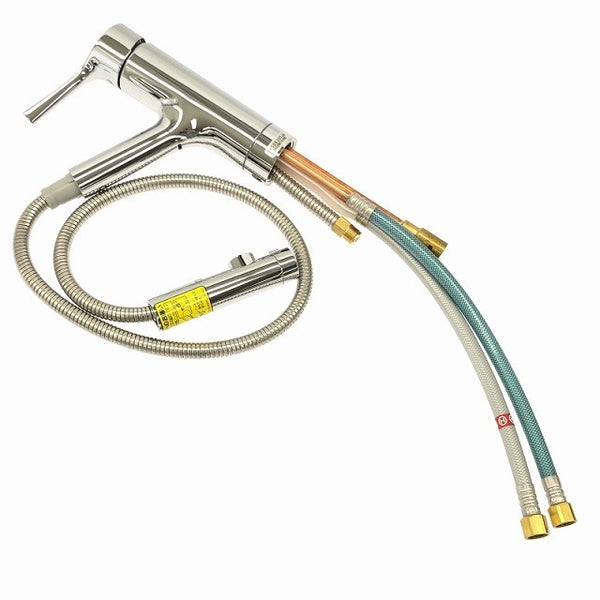 ☆未使用品☆TOTO トートー 台付シングル混合水栓 TKS05305JA エコシングル ハンドシャワー キッチン用水栓 シングルレバー混合水栓124833 - 3