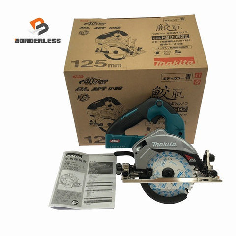☆未使用品☆makita マキタ 40Vmax 充電式マルノコ HS005GZ 本体のみ 電動工具 切断機 木工 丸のこ 大工道具132084