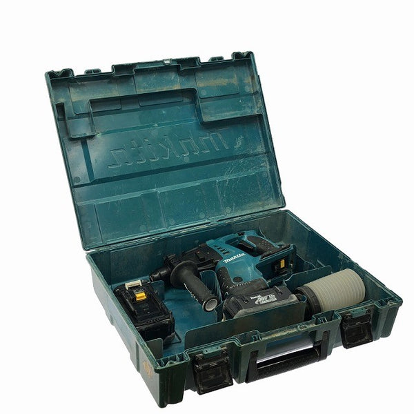 ☆中古品☆makita マキタ 36V 充電式ハンマドリル HR261D バッテリー2個(36V 2.6Ah) ケース付 ハンマードリル 穴あけ 斫り 電動工具134347 - 2
