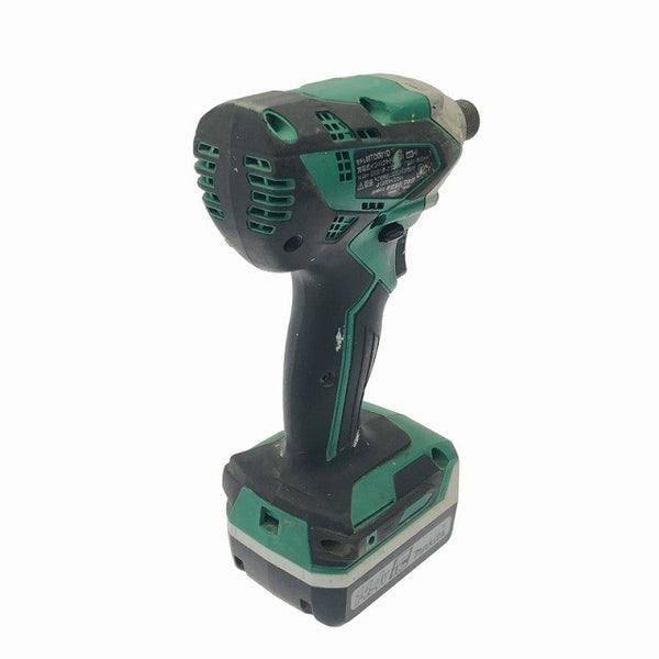 ☆中古品☆makita マキタ 14.4V 充電式インパクトドライバー MTD001DSX バッテリー2個(14.4V 1.5Ah) 充電器 ケース付 DIY用116979 - 6