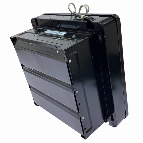☆極美品コメント必読☆サンウェーブ LIXIL リクシル 100V 換気扇 VH-25B1 ファン直径約25cm 金属換気扇 紐引き型 高所取付用 住設129496 - 4