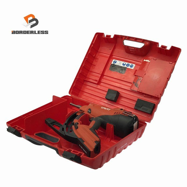 ☆中古品☆HILTI ヒルティ ガス式鋲打機 GX120-ME 釘多数 ケース付き ガス式鋲打ち機 ガスネイラー ガス銃130823 - 1
