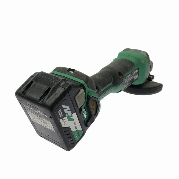 ☆中古品☆HiKOKI ハイコーキ 36V 100mm コードレスディスクグラインダー G3610DA マルチボルトバッテリー2個 充電器 ケース付130524 - 6