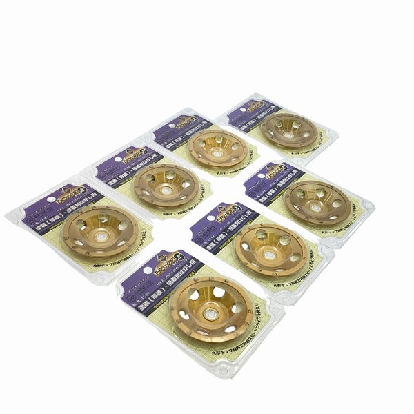 ☆未使用7枚☆SANKYO 三京ダイヤモンド トマックス9 CC-R4 外径100mm 研削用 塗膜剥がし 接着剤はがし ダイヤモンドホイール - 2