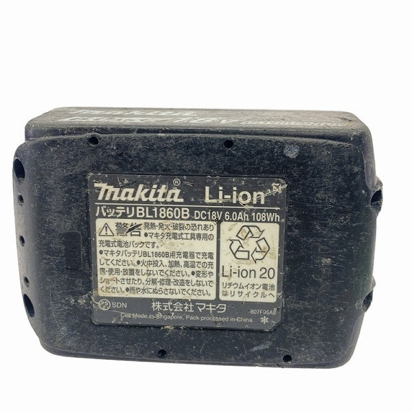 ☆中古品☆makita マキタ 18V 充電式インパクトドライバー TD172D 黄 バッテリ2個(18V6.0Ah) 充電器 ケース付 コードレス118952 - 9