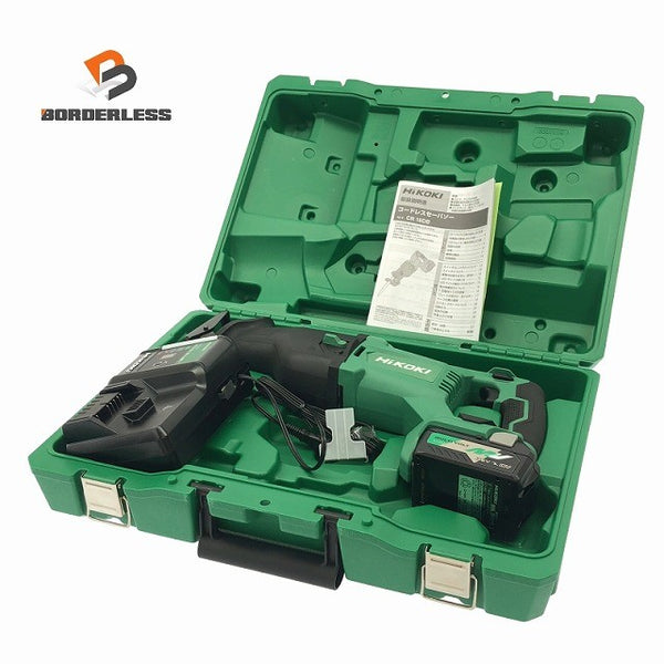 ☆未使用品☆HiKOKI ハイコーキ 18V コードレスセーバソー CR18DBL(XP) バッテリー1個 充電器付119092 - 6