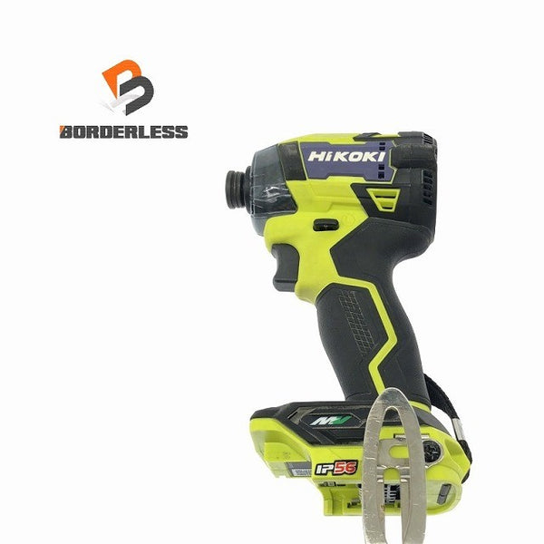 ☆美品☆HiKOKI ハイコーキ 36V コードレスインパクトドライバー WH36DD 黄色/スパイダーイエロー 本体のみ 充電式116718 - 1