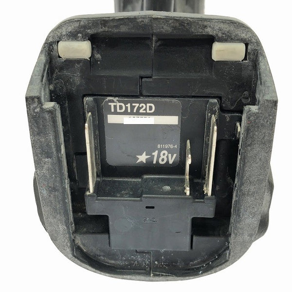 ☆中古品※コメント必読☆makita マキタ 18V 充電式インパクトドライバー TD172DRGXB バッテリ2個(BL1860B) 充電器 ケース付137923 - 8