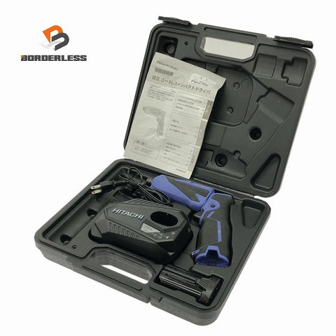 ☆中古品☆HITACHI 日立工機 7.2V コードレスインパクトドライバ FWH7DL バッテリ1個 充電器 ケース付 電動工具 締め付け132305