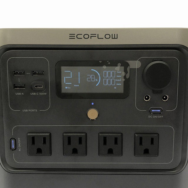 ☆極美品☆EcoFlow エコフロー ポータブル電源 RIVER 2 Pro ZMR620-B-JP 付属品付 768Wh 800W アウトドア キャンプ 防災129139 - 9