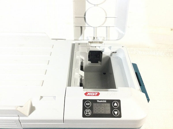 ☆中古品☆makita マキタ 40Vmax/18V/100V 充電式保冷温庫 CW001G 青 本体＋ACアダプタ付 コードレス冷温庫 アウトドア キャンプ134573 - 6